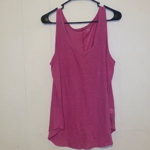Pink tank top Athletic relaxed fit